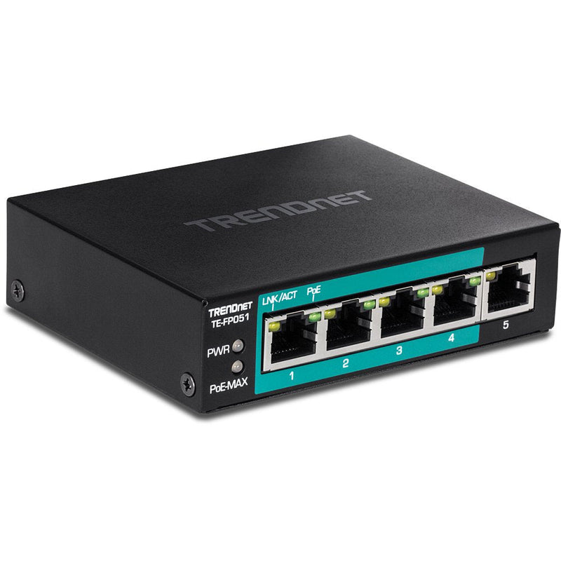 Switch 5-PORT Fast Long Range PoE + Cpnt Switch
