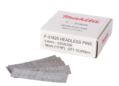 Makita F-31825, Pintacker, 0,6 X 18MM, Clavo 10.000 Pieces F-31825 — image 1