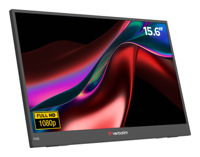 Verbatim Monitor Laptop Non-touch Light 15.6' Full HD Multimedia Black — image 1