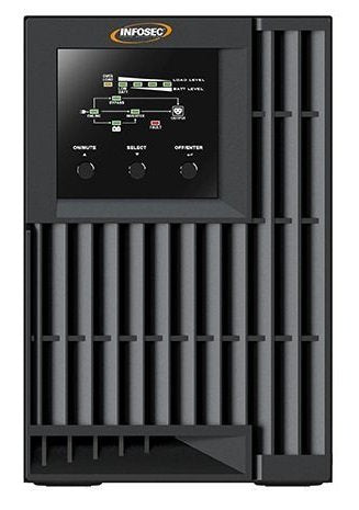 Infosec UPS E4 Value 1000 UPS (ups) Double Conversión (en Line 1KVA 3 Salidas AC