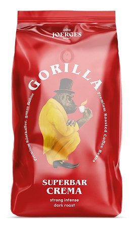 Gorilla Espresso Super Bar Cream Ganze Kaffeebohnen 1KG
