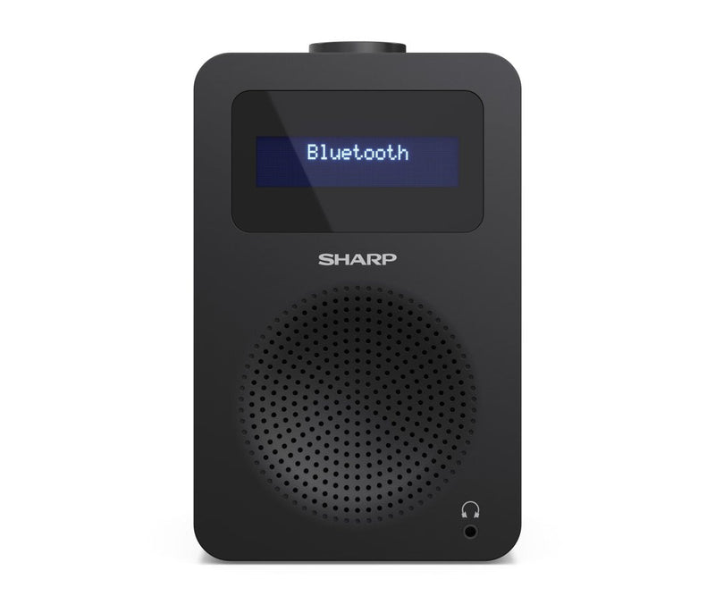 Sharp DR-430(BK) Digital Radio, Fm Dab +, Bluetooth 5.0, Midnight Black