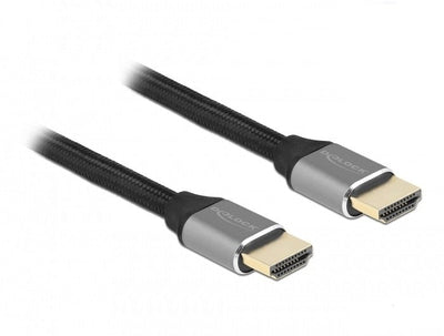 Delock Ultra High Speed HDMI Cable 48Gbps 8K 60 HZ Grey 3M Certificado — image 1
