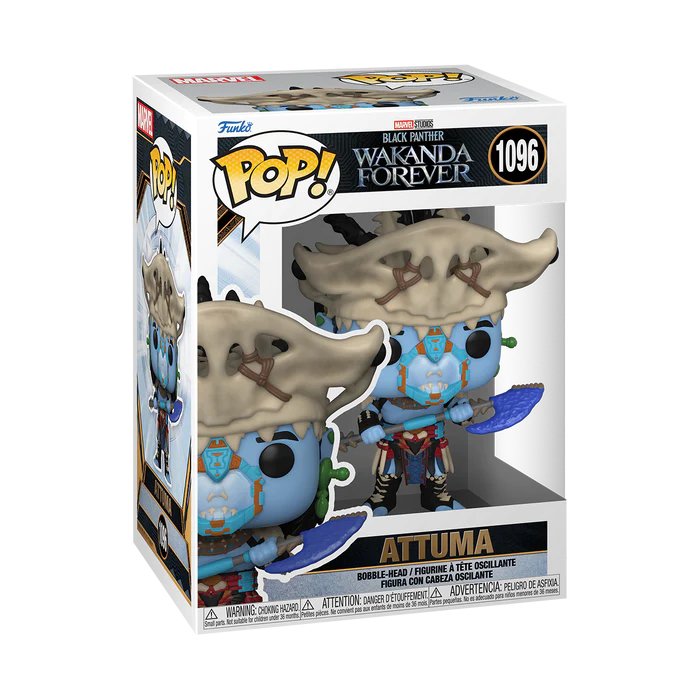 Figura Pop Negro Panther Wakanda Forever Attuma