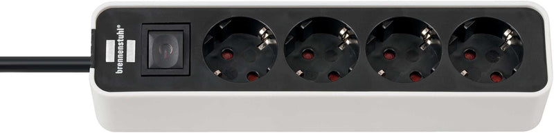 Brennenstuhl 1153240020 Base Múltiple 1,5M 4 Salidas AC Indoor White