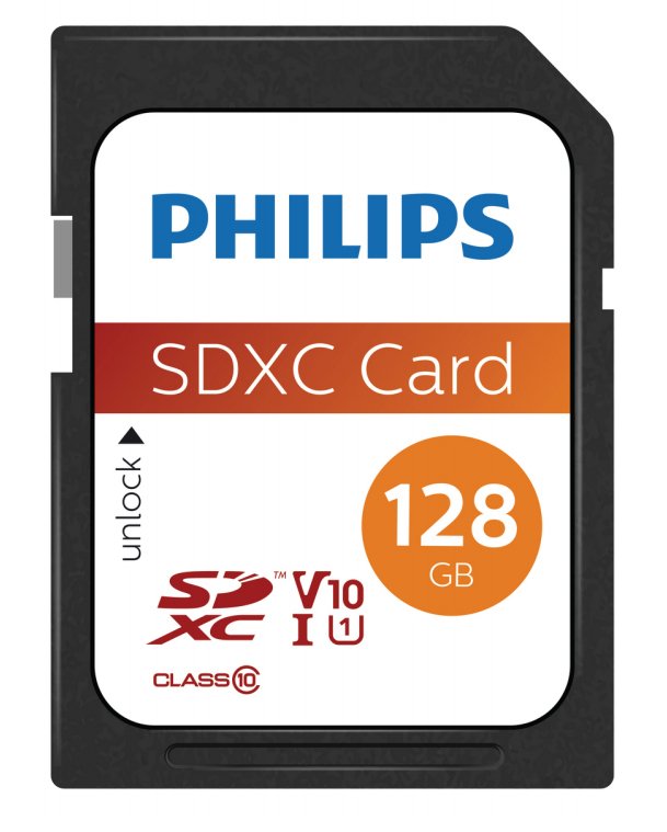 Philips FM12SD55B/00 Memory Flash 128GB Sdxc Clase 10 Uhs-i