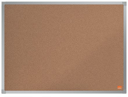 Nobo Essence Tablero Anuncios Corcho 600X450MM - Assembly Esquinas - Surface Corcho - Frame Aluminium Anodizad