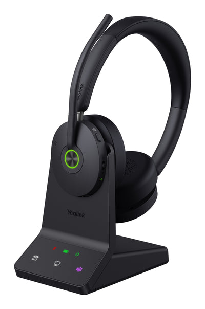 Yealink Headphones WH68 Teams, Black Variante Teams, Anc, Dect, Bluetooth, Base WHB680 1208655 — image 1