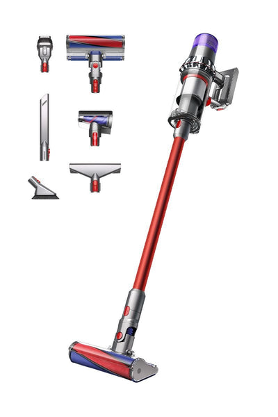 Dyson V11 Fluffy Aspiradora Mano Níquel, Red Without Bag — image 1