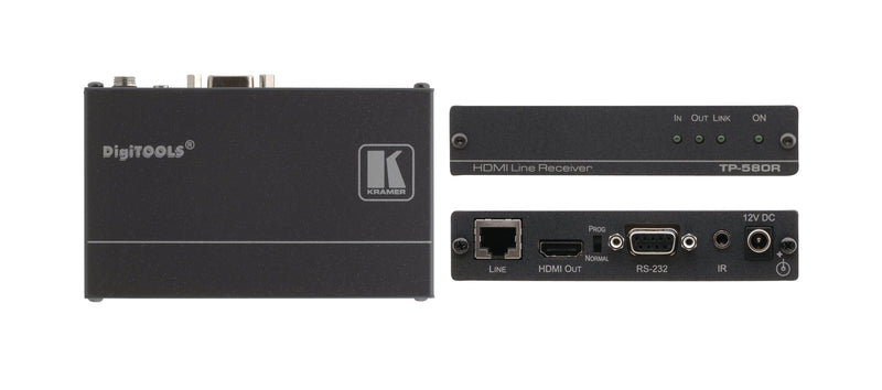 Kramer Receptor Av Sobre Par Trenzado Hdbaset HDMI 4K UHD RS-232 Bidirec Ir 4K 50-80022090