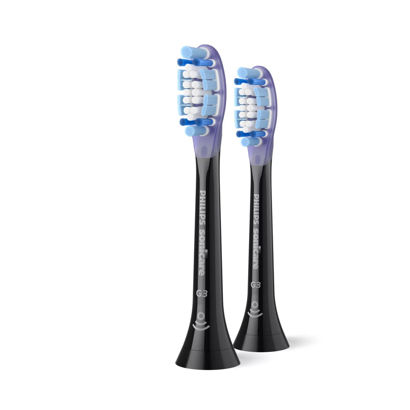 Philips Heads Spare Part Brush Teeth HX9052 88 Sonicare Premium Gum Care, 2 Units Colour Black