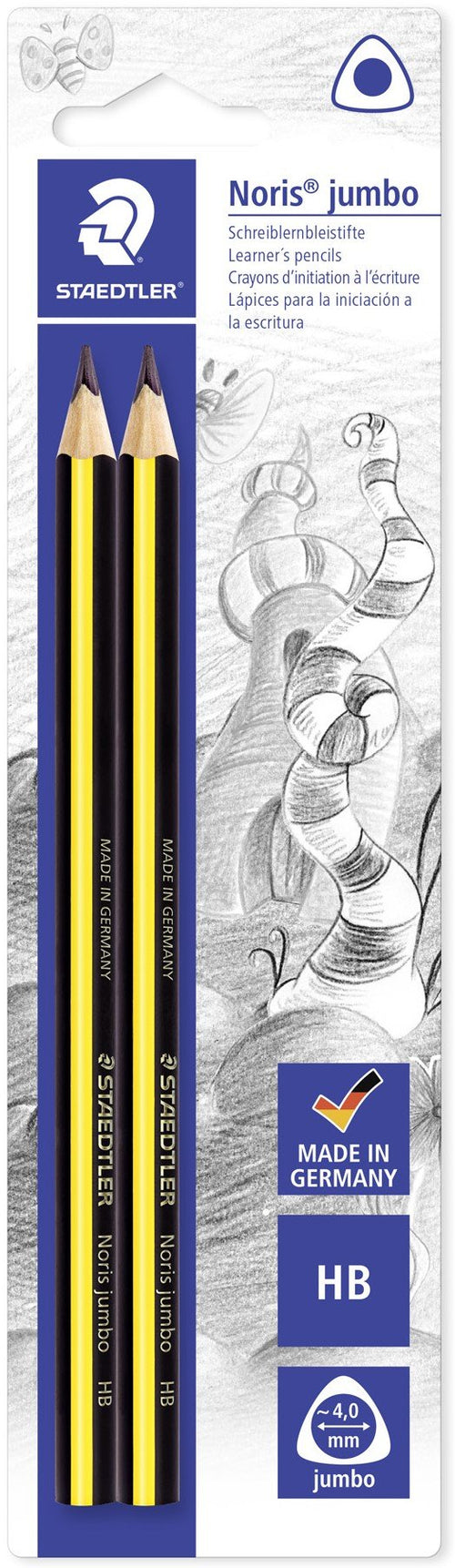 Staedtler Pencil Nc Jumbo 2 St Blisterkarte Hb Triangular — image 1
