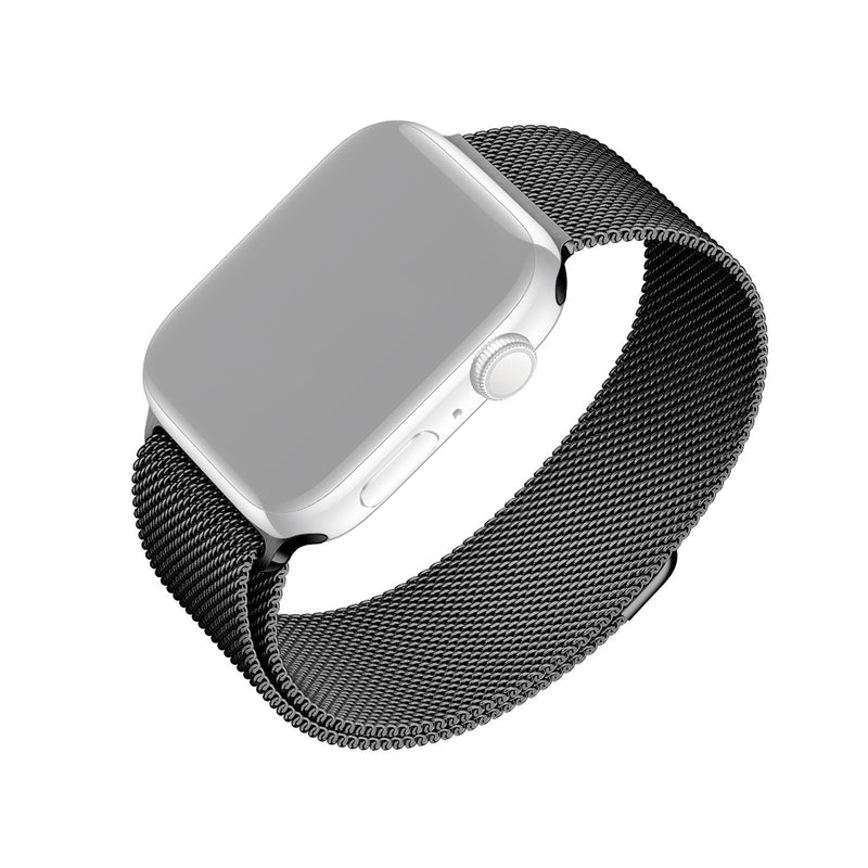 Fixed Mesh Strap For Apple Watch 42 44 45MM, Black