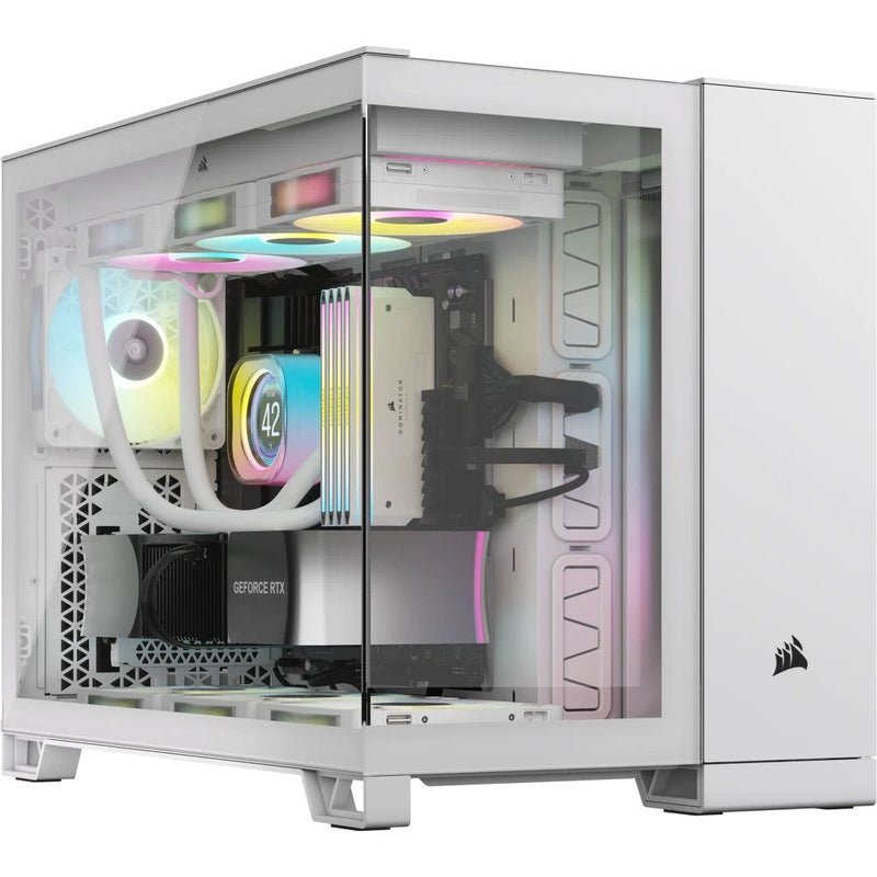 Corsair Box Icue Link 2500X Rgb, White Glass Tempered X 2 CC-9011268-WW