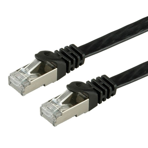 Value 21.99.0835 Network Cable Black 5M CAT.6A F/UTP (FTP)