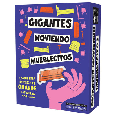 Set Of Desk Gigantes Moviendo Mueblecitos — image 1