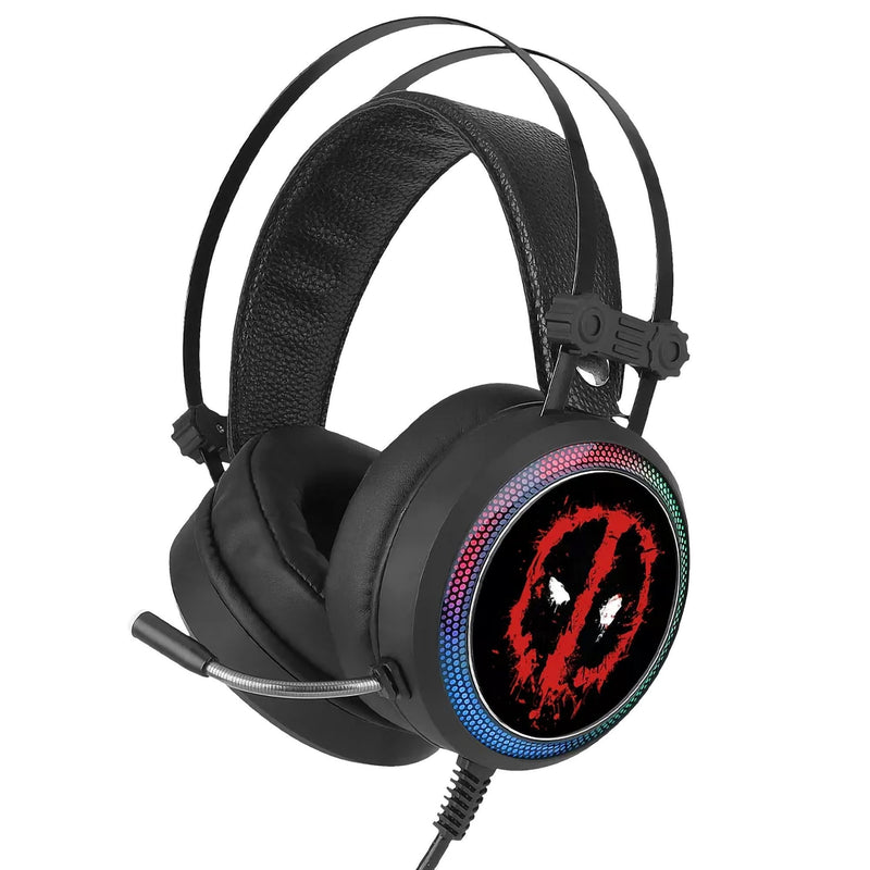Auricular Gaming Deadpoool Negro Sound Virtual 7.1/ JACK3.5MM/ Cable 2.2M