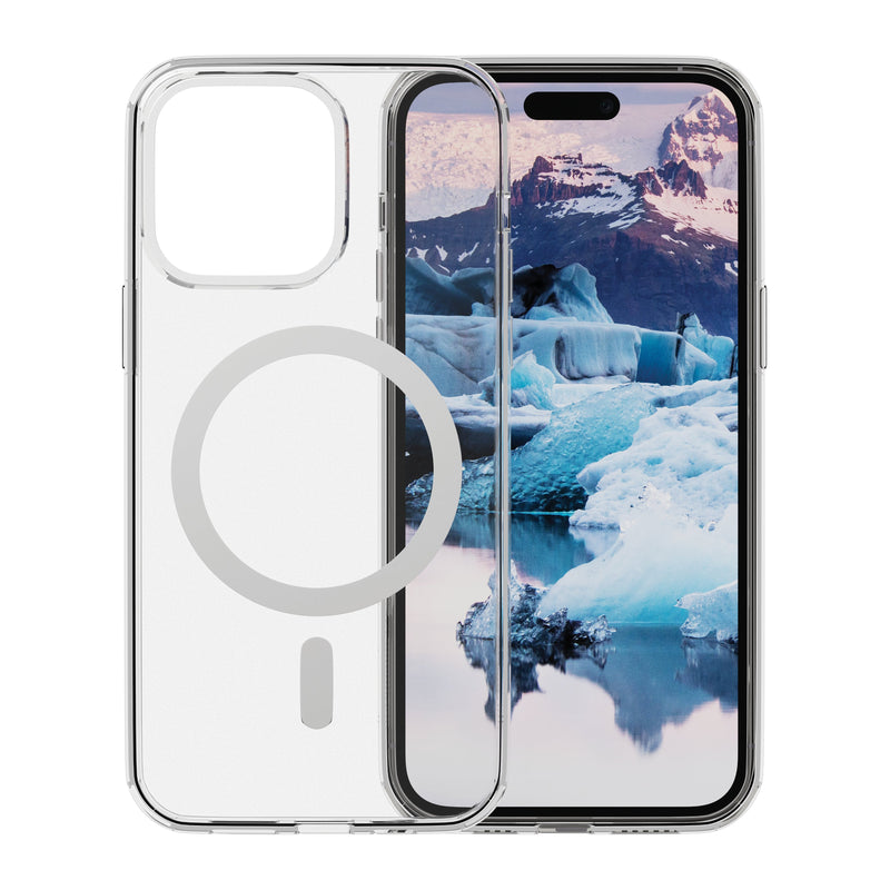 DBRAMANTE1928 Iceland Pro Magsafe Case For Iphone 15 Pro Transparent White