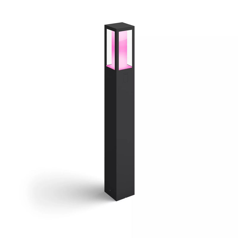 Philips Poste Exteriores Impress, White And Ambiente Colour LED Integrado 8W, Antracita