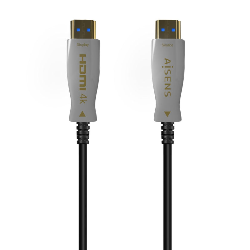 Aisens HDMI Cable V2.0 Aoc Premium High Speed / Hec 4K@60HZ 4:4:4 18Gbps - a/m-a/M - 125M - Black