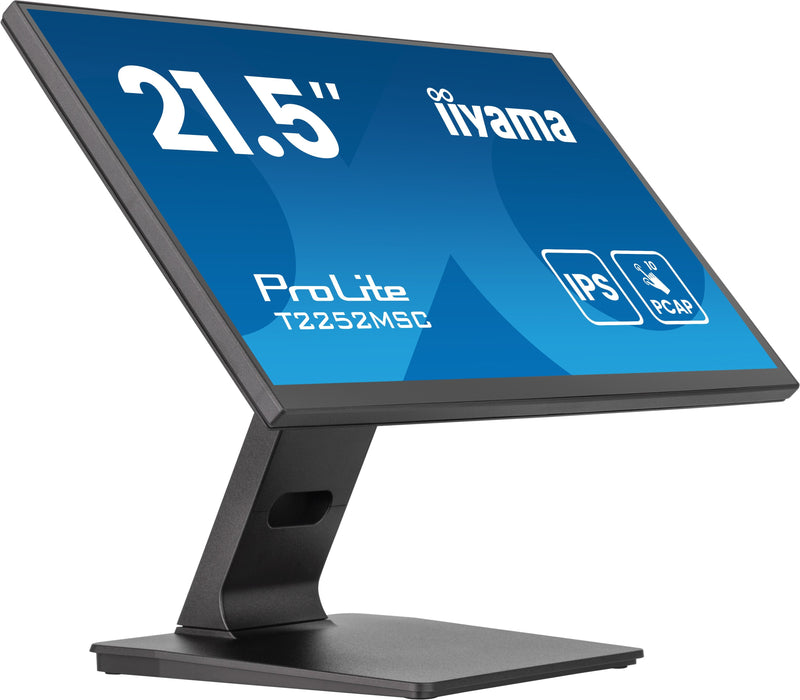 Iiyama Monitor 21,5 T2252MSC-B2AG 16:9 Touch HDMI + 2USB + DP