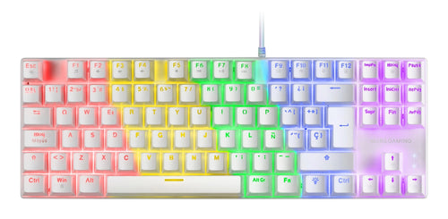 Mars Gaming MK80 Keyboard Gaming Mecanico - Tkl Compacto - Iluminacion RGB - Keys Imborrables - Switches Antip — image 1