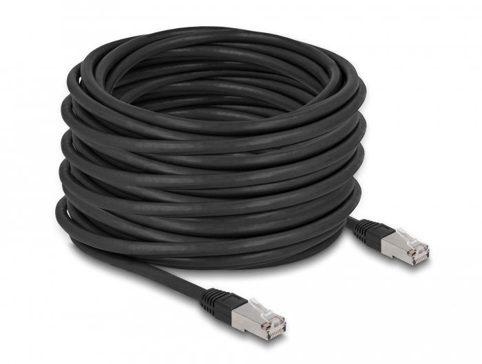 Delock 80132 Network Cable Black 20M CAT.6A S/FTP (s-STP)