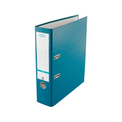 Elba Ring Binder Lever Rado Top Lomo 80MM A4 Cartón Forrado Pp Turquesa