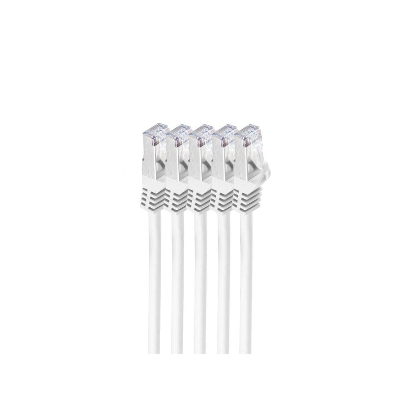 Shiverpeaks RJ45 Network Cable S FTP, CAT.7 VE5, 0,5M White