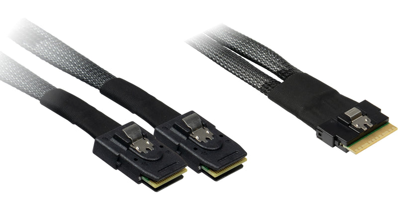 Inter-tech Cable Sff 8654-8X - Sff 8087-2X 0,75M