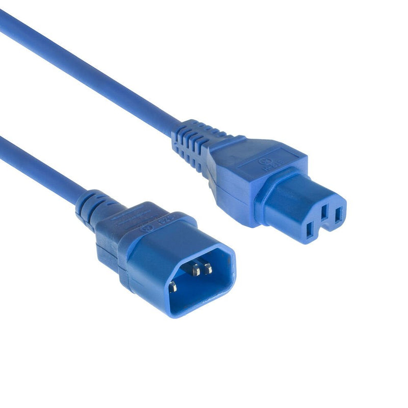 Powercord C14 - C15 Blue 2.5M