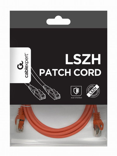 Gembird Network Cable RJ45, CAT.6A, FTP, Lszh, 2M, Red — image 1