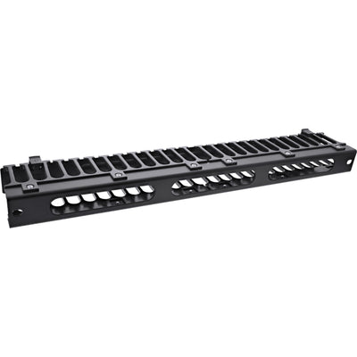 Inline® 19 1U Cable Management Panel Ral 9005 Black — image 1