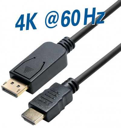 DisplayPort Connector Male a HDMI Connector Male 2,0M, 4K@60HZ — image 1