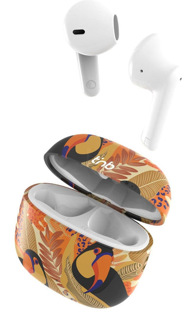 Headphones Tnb Inalambricos Collection Toucan - Yellow And Orange — image 1