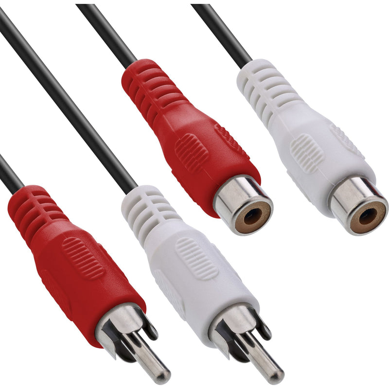 Inline Cable Audio 2X Rca Male a Female 2,5M