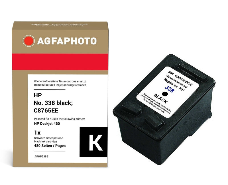 Agfaphoto APHP338B Ink Cartridge 1 Pieces Black