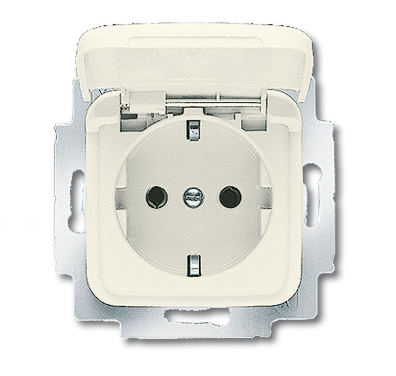 Busch Jaeger Bj 20EUK-212 Socket Power M.tapa Abatible Busch-duro 2000 Si White