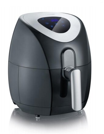 Severin Fr 2430 Fryer Air Caliente 3,2 L Sencillo Negro Acero Inoxidable Independiente 1500W