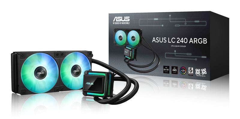 ASUS Refrigeración Líquida CPU Lc 240 ARGB 240MM Intel LGA1851 LGA1700 LGA1200 LGA115X AMD AM4 AM5