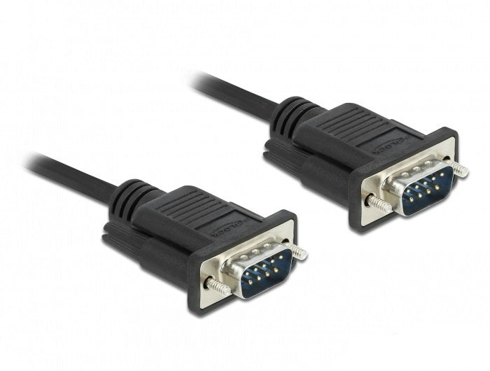Delock Seriell Cable RS-232 SUB-D9 Male a Male 0,5M