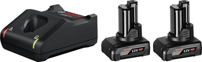 Bosch Battery Rechargeable 2X 6.0AH, Gal 12V-40 — image 1