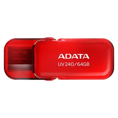 ADATA USB Flash Drive UV240 64GB USB 2.0 Red — image 1