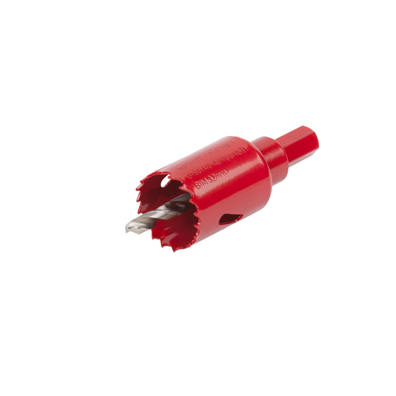 Wolfcraft Sierra Corona Bim Completo Con Adaptador Y Taladro Broca Piloto Ø32MM 5466000