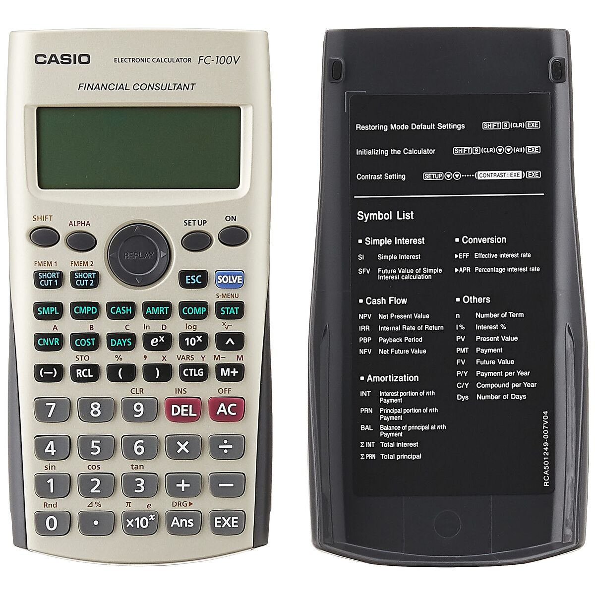 Financial Calculator Casio FC-100V