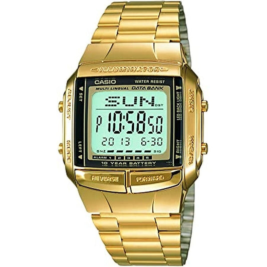 Casio Men's Watch Casio Databank Golden (Ø 38 Mm)