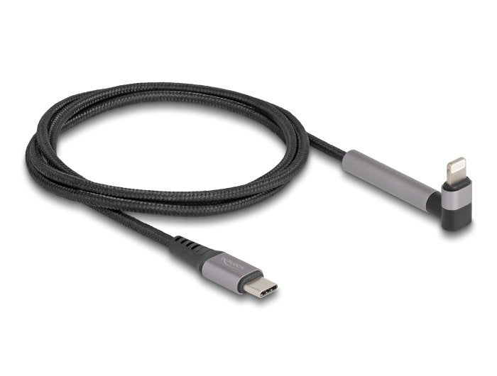 Delock 85405 Cable Datos And Charging USB Type-c™ a Lightning™ Iphone™, Ipad™, Ipod™ Acodado With Función Stan
