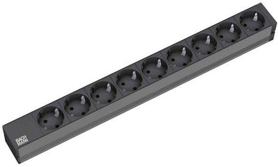Bachmann Power Strip 19 9X Schuko AC 2M Black — image 1