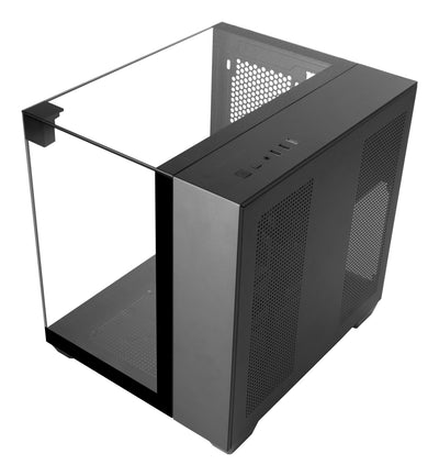 Mars Gaming Box microATX Gaming Mcvisionm Triple Glass Tempered GPU 330MM 1X3.5 1X2.5 Black — image 1