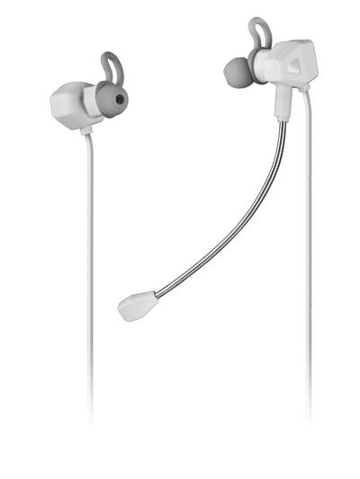 Mars Gaming Headphone In-ear Microphone Gaming Mihx White — image 1